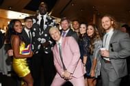 AEW Stars with Shaq.